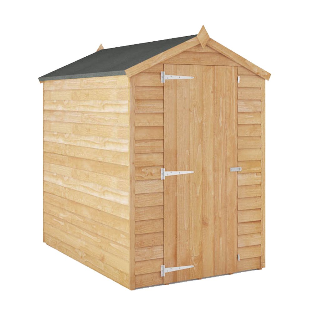 Mercia 6x4 Overlap Windowless Timber Apex Shed