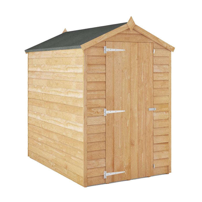 Mercia 6x4 Overlap Windowless Timber Apex Shed