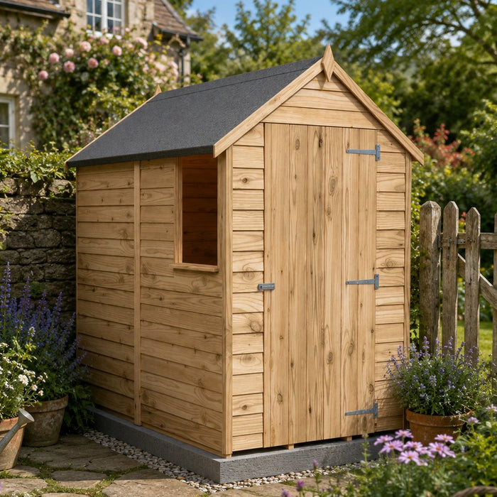 Shire 6x4 Value Overlap Timber Apex Shed