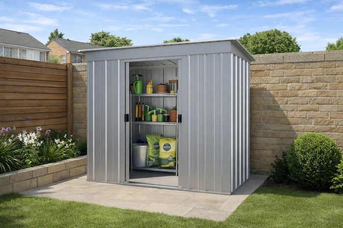 Yardmaster 6x4 Store-All Galvanised Steel Pent Shed