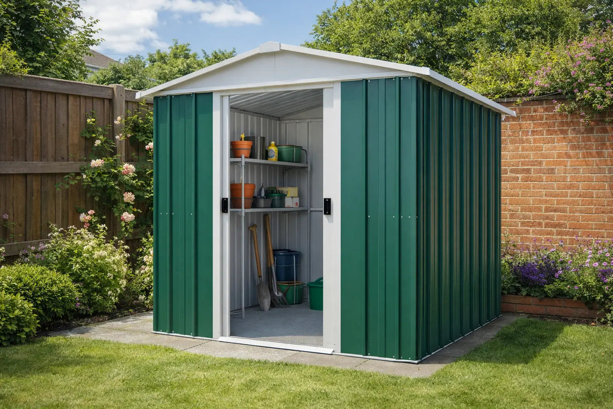 Yardmaster 6x7 Emerald Deluxe Galvanised Steel Apex Shed