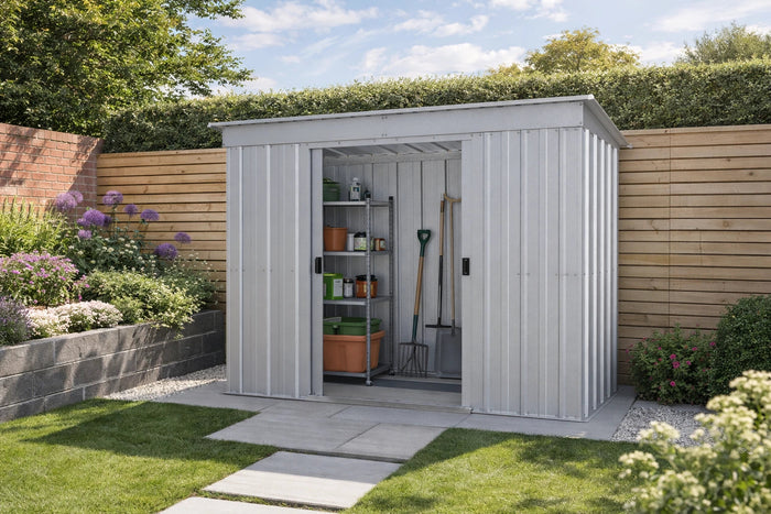 Yardmaster 8x4 Store-All Galvanised Steel Pent Shed