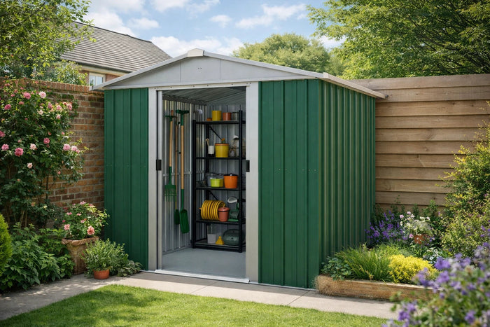 Yardmaster 8x7 Emerald Deluxe Galvanised Steel Apex Shed