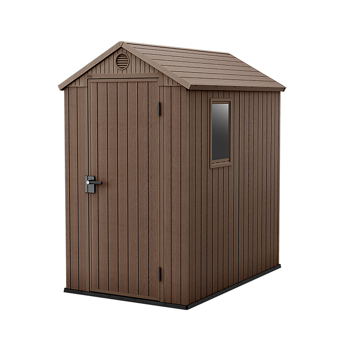 Keter 6x4 Darwin with floor 1 window Resin Apex Shed