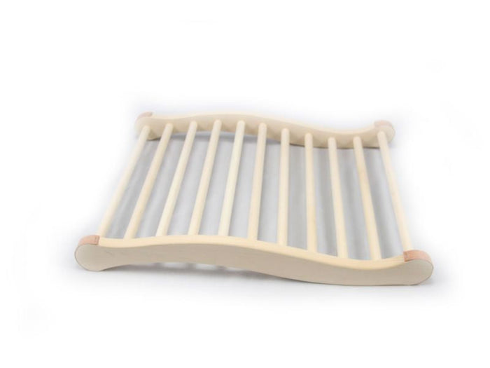 Ergonomische Sauna-Rückenlehne aus Holz