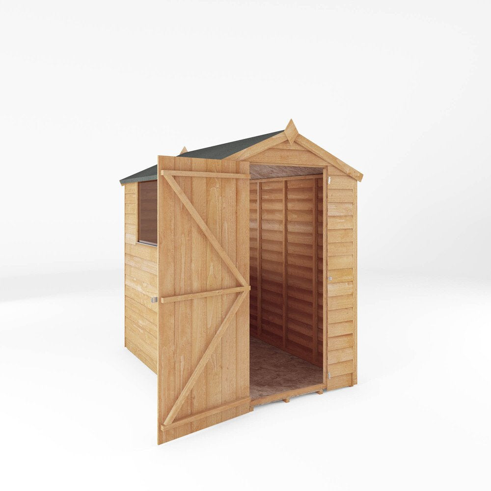 Mercia 6x4 Overlap Timber Apex Shed