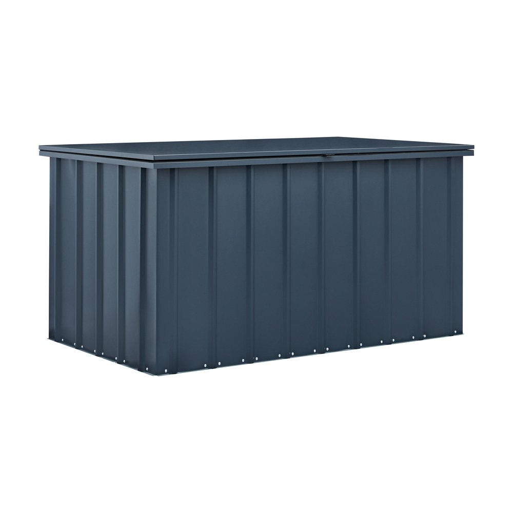 Globel 5x3 Cushion Galvanised Steel Storage Box - Grey