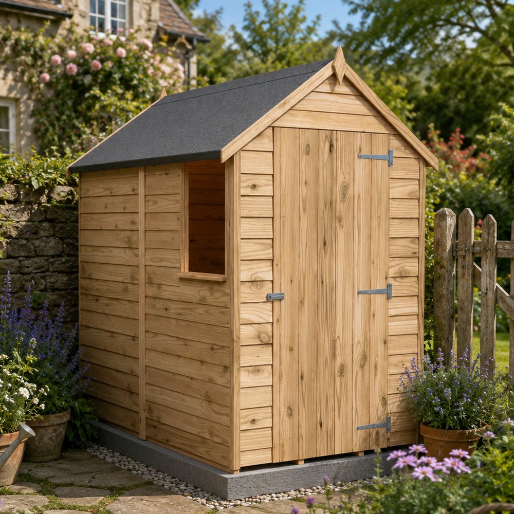 Shire 6x4 Value Overlap Timber Apex Shed